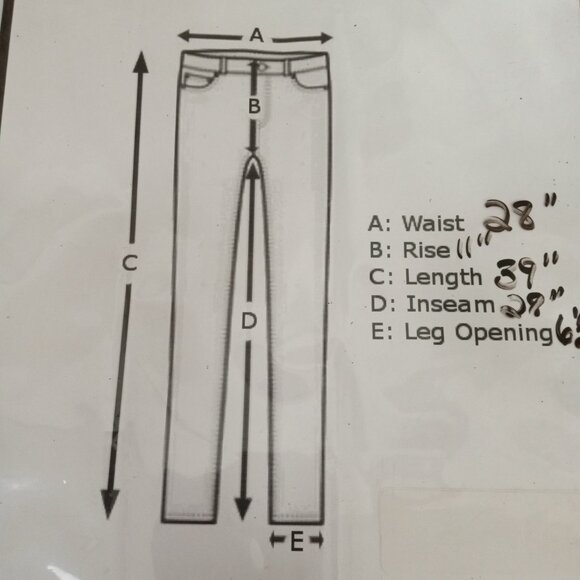 Women's DG2 Diane Gilman Stretch Blue Denim Jeans Size 28 x 28 - Picture 7 of 8